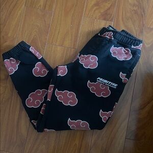 Primitive Naruto jogger sweats size L
